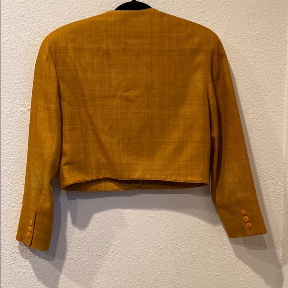 90s vintage SILK blazer - Picture 6 of 7